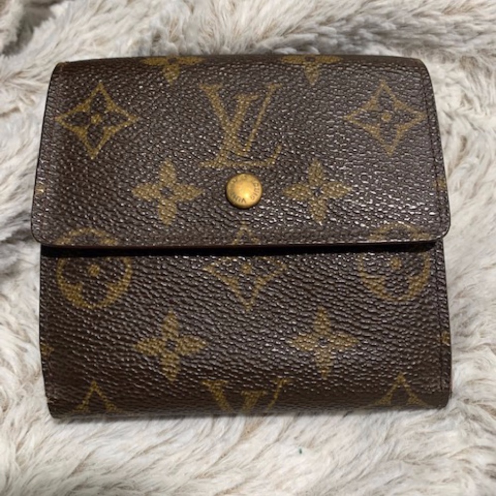 Louis Vuitton Monogram Leather Coated Canvas Bi-fold Wallet